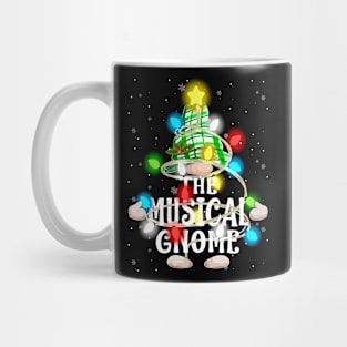 The Musical Gnome Christmas Matching Family Shirt Mug